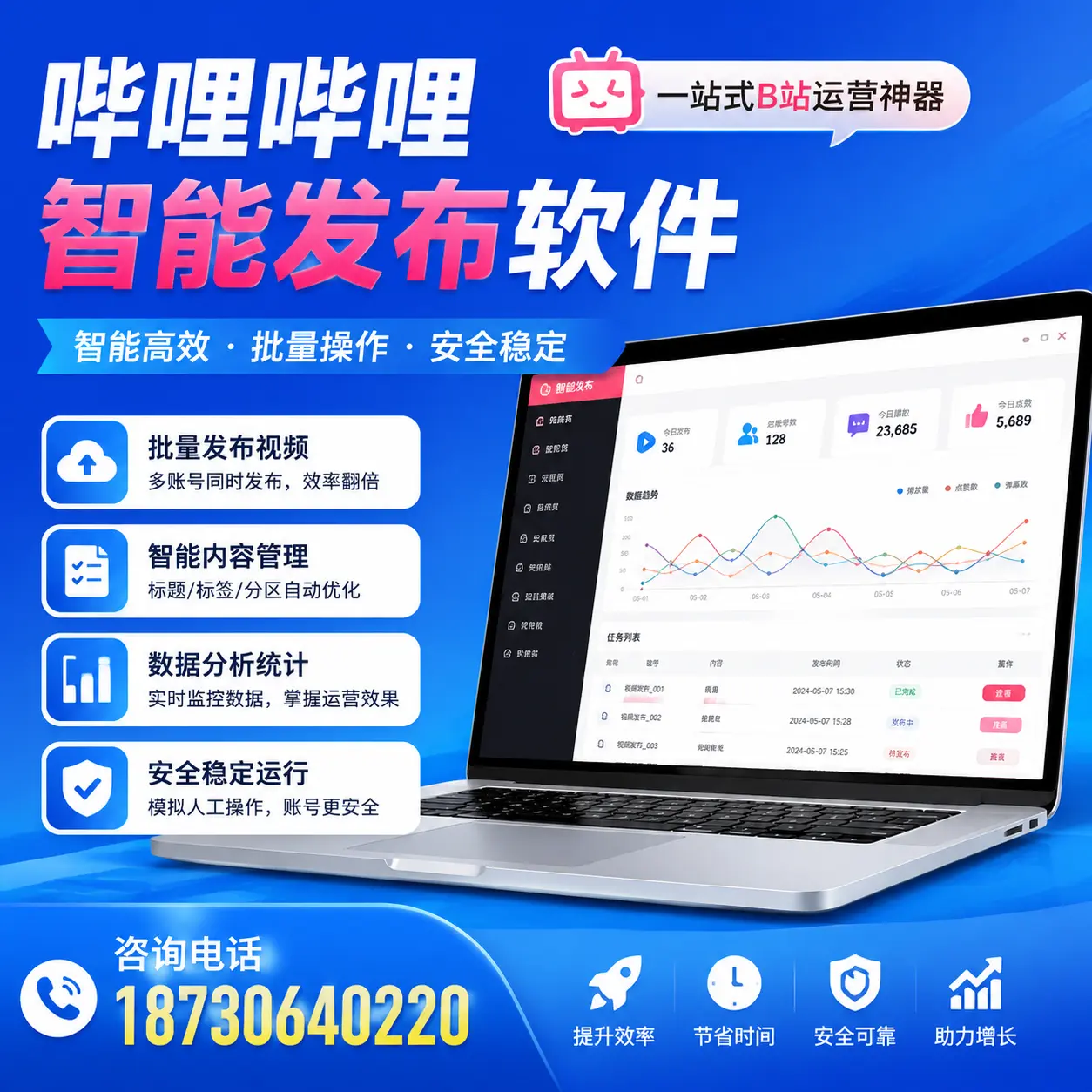 如何通过哔哩哔哩智能发布软件提升 舟山 企业曝光率